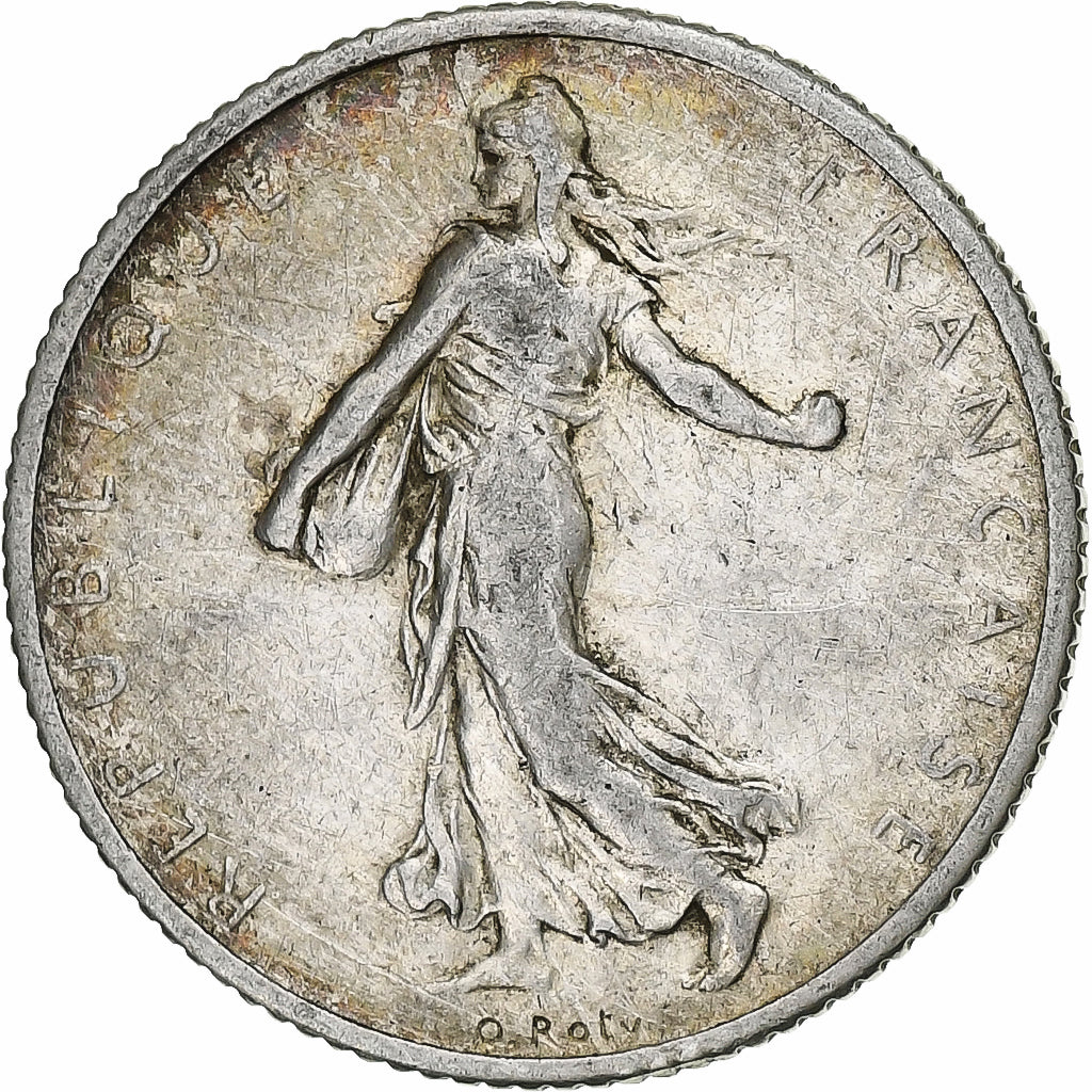 Monnaie, France, Semeuse, Franc, 1910, Paris, TB+, Argent, Gadoury:467, KM:844.1