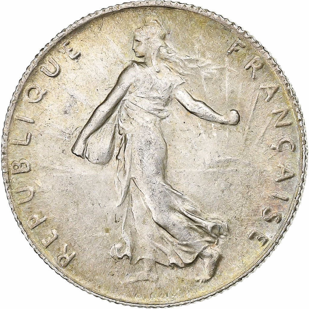 Monnaie, France, Semeuse, 50 Centimes, 1909, Paris, TTB+, Argent, Gadoury:420