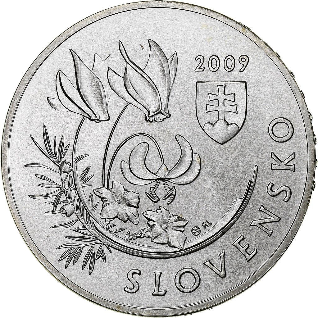 Slovaquie, 20 Euro, National Park - Vel'k, 2009, Kremnica, FDC, Argent, KM:109