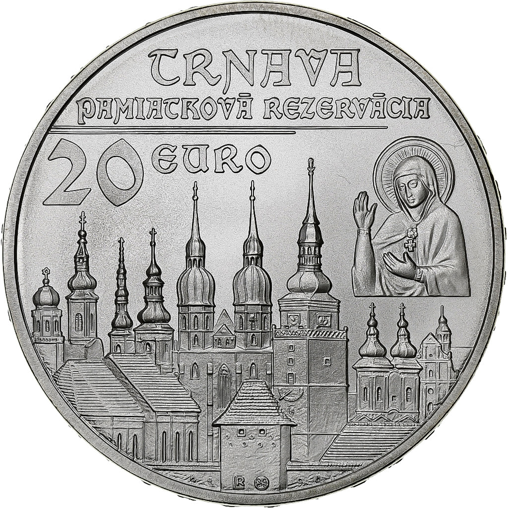 Slowakei, 20 Euro, Patrimoine historique de Trnava, 2011, Silber, STGL, KM:164