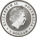 Australien, Elizabeth II, 1 Dollar, 1 Oz, Gilded Kangaroo, 2018, Silber, STGL