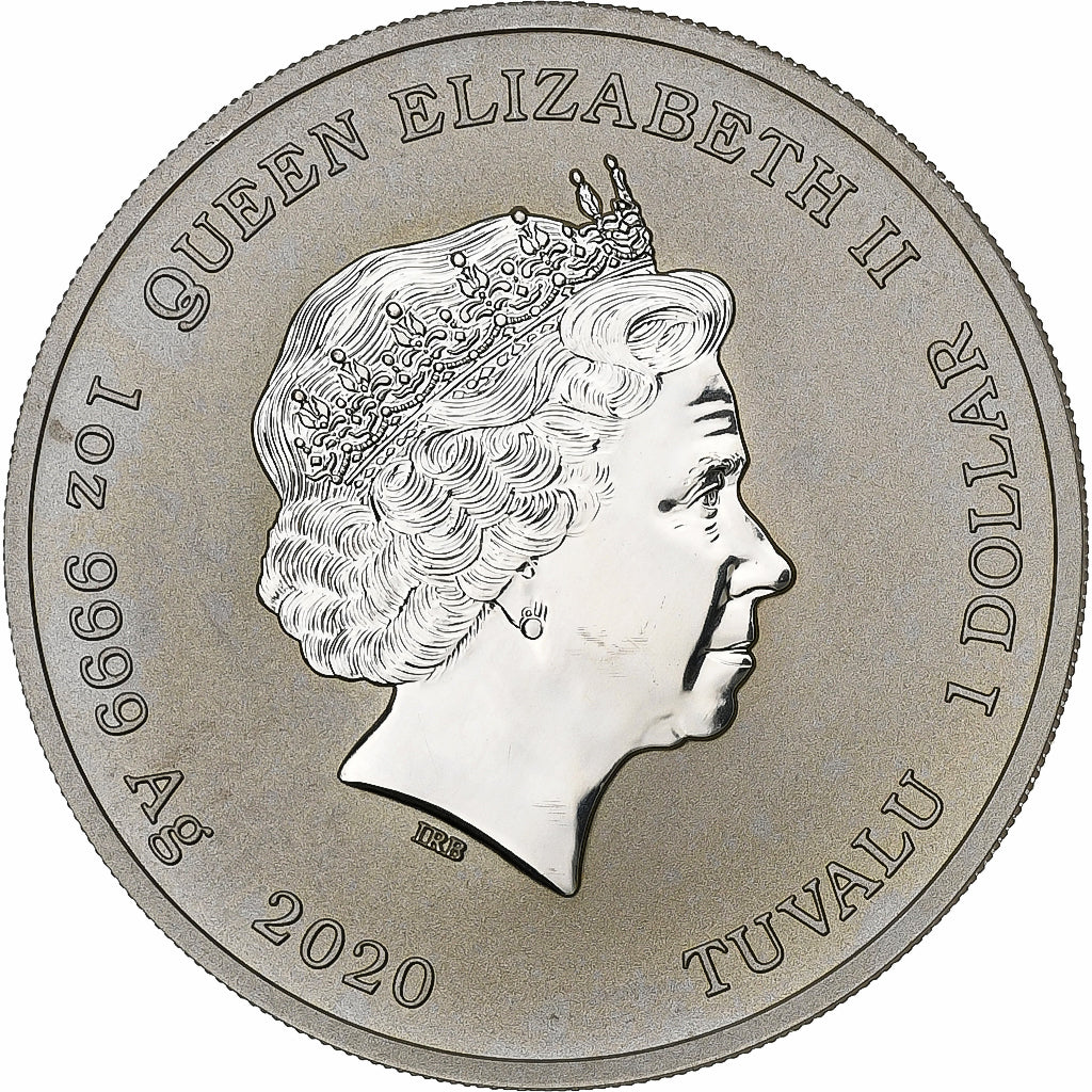 Tuvalu, 1 Dollar, 1 Oz, 2020, Royal Australian Mint, Perth, KISSING Ottifants