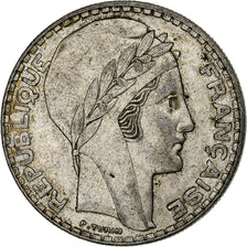 Münze, Frankreich, Turin, 20 Francs, 1937, Paris, SS, Silber, KM:879