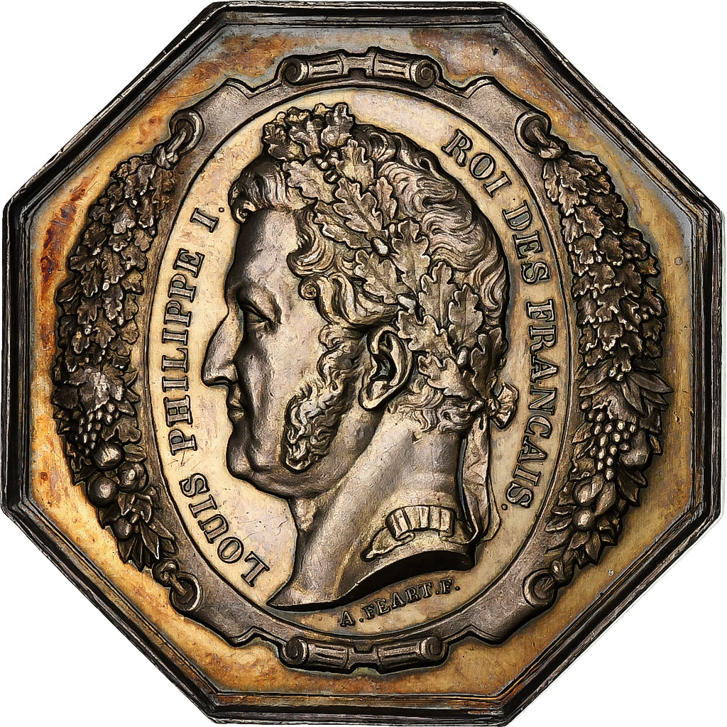France, Jeton, Louis Philippe I, Le Phénix, Compagnie d'assurances sur la vie