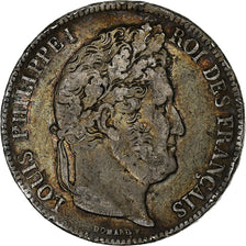 Coin, France, Louis-Philippe, 5 Francs, 1839, Bordeaux, VF(30-35), Silver
