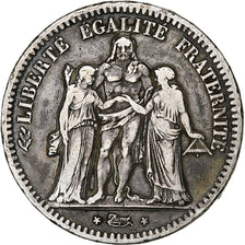 Coin, France, Hercule, 5 Francs, 1849, Paris, VF(30-35), Silver, KM:756.1