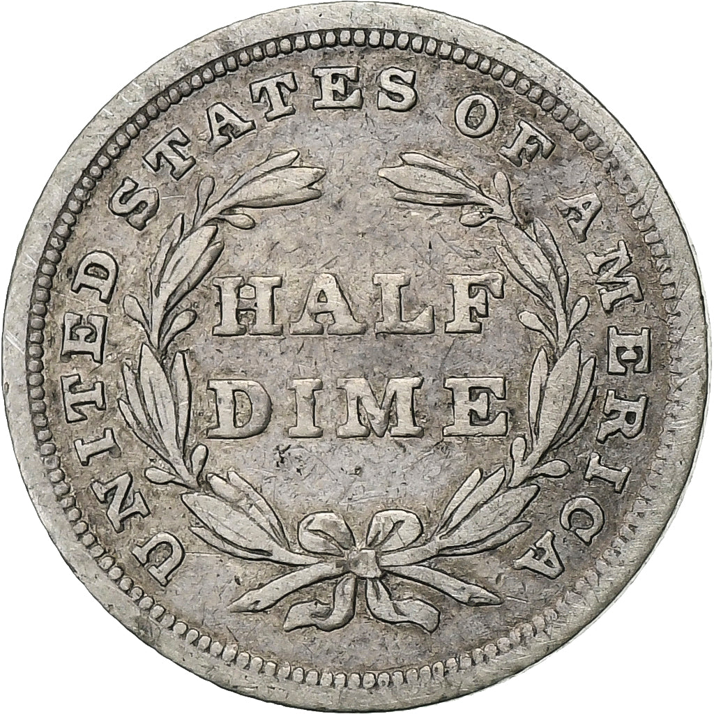 États-Unis, Half Dime, Seated Liberty Half Dime, 1840, U.S. Mint, Argent, TB+
