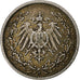 Coin, GERMANY - EMPIRE, 1/2 Mark, 1907, Karlsruhe, EF(40-45), Silver, KM:17