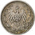 GERMANY - EMPIRE, Guillaume II, 1/2 Mark, 1913, Muldenhütten, Silber, SS+