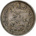 Moneda, Túnez, Muhammad al-Nasir Bey, 50 Centimes, 1917, Paris, MBC+, Plata