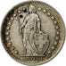Suiza, 1/2 Franc, 1943, Bern, Plata, MBC+, KM:23