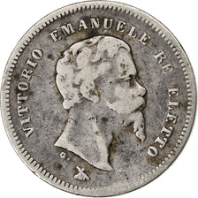 ITALIAN STATES, 50 Centesimi, 1860, Florence, KM #11, VF(20-25), Silver, 18,...