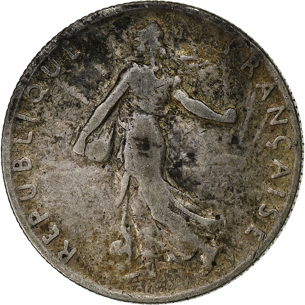 Frankreich, Semeuse, 50 Centimes, 1909, Paris, SS, Silber, KM:854, Gadoury:420