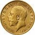 Grã-Bretanha, George V, 1/2 Sovereign, 1911, London, Dourado, AU(50-53), KM:819