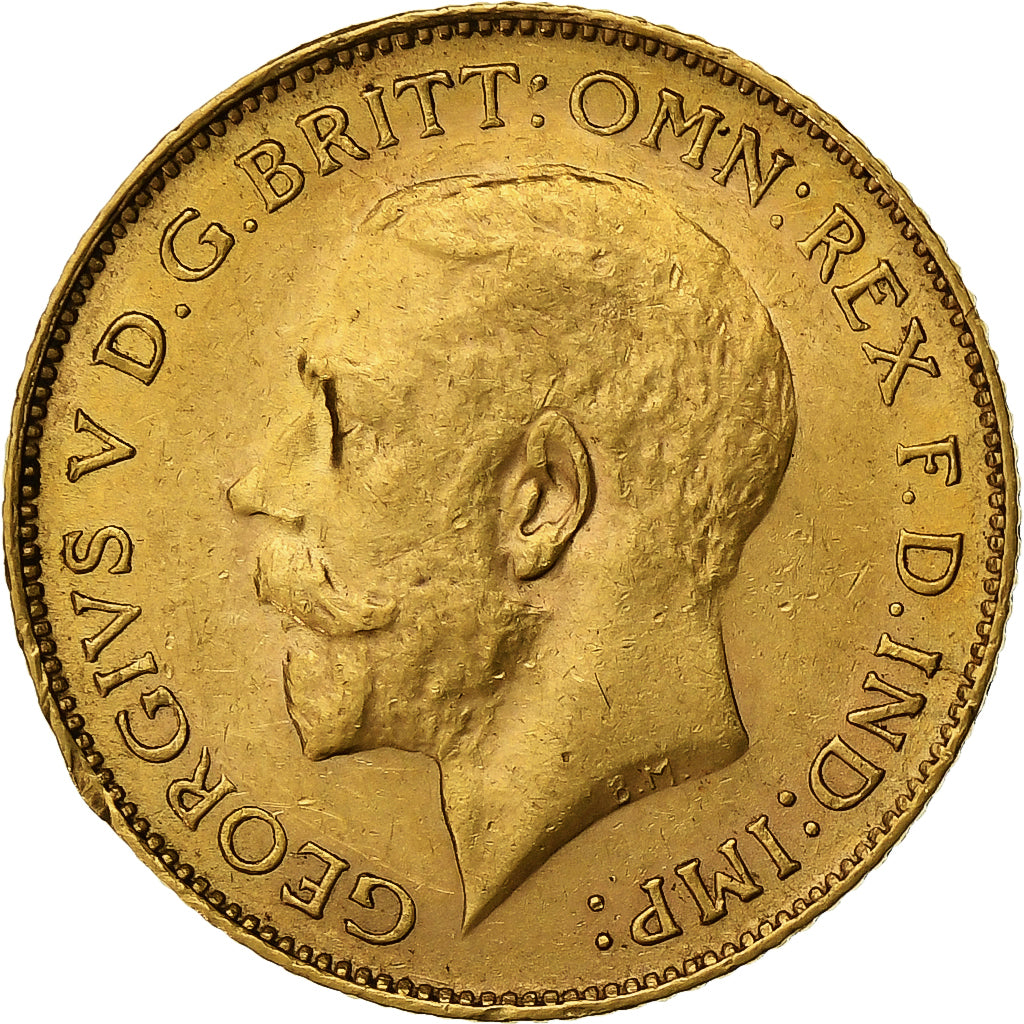 South Africa, George V, 1/2 Sovereign, 1926, South Africa Mint, Gold, EF(40-45)