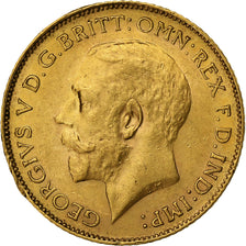 South Africa, George V, 1/2 Sovereign, 1926, South Africa Mint, Gold, EF(40-45)