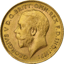 Afrique du Sud, George V, 1/2 Sovereign, 1926, Pretoria, Or, TTB, KM:20