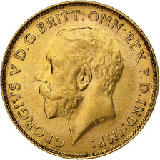 África do Sul, George V, 1/2 Sovereign, 1926, Pretoria, Dourado, AU(50-53)