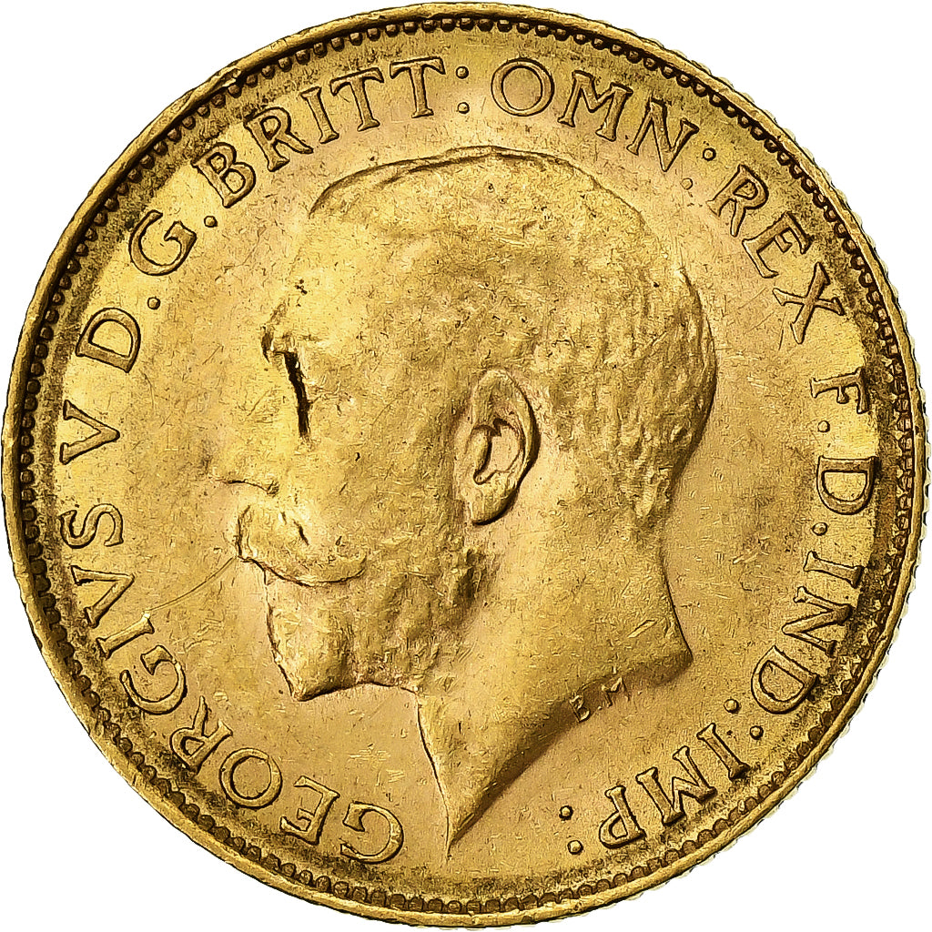Südafrika, George V, 1/2 Sovereign, 1926, Pretoria, Gold, SS+, KM:20