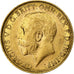 Südafrika, George V, 1/2 Sovereign, 1926, Pretoria, Gold, SS+, KM:20