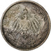 GERMANIA - IMPERO, 1/2 Mark, 1918, Stuttgart, Argento, BB, KM:17