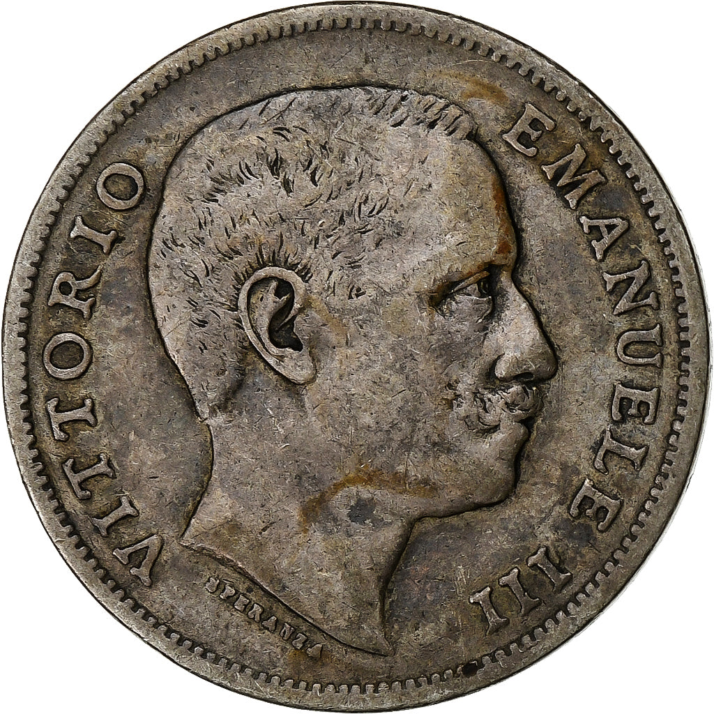 Italien, Vittorio Emanuele III, Lira, 1901, Rome, Silber, SS, KM:32