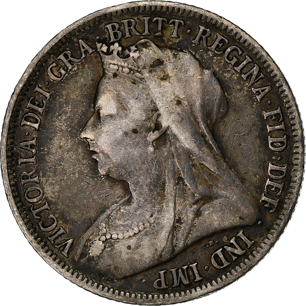 Great Britain, Victoria, Shilling, 1899, Silver, EF(40-45), KM:780