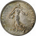 Monnaie, France, Semeuse, Franc, 1919, Paris, TTB, Argent, Gadoury:467, KM:844.1