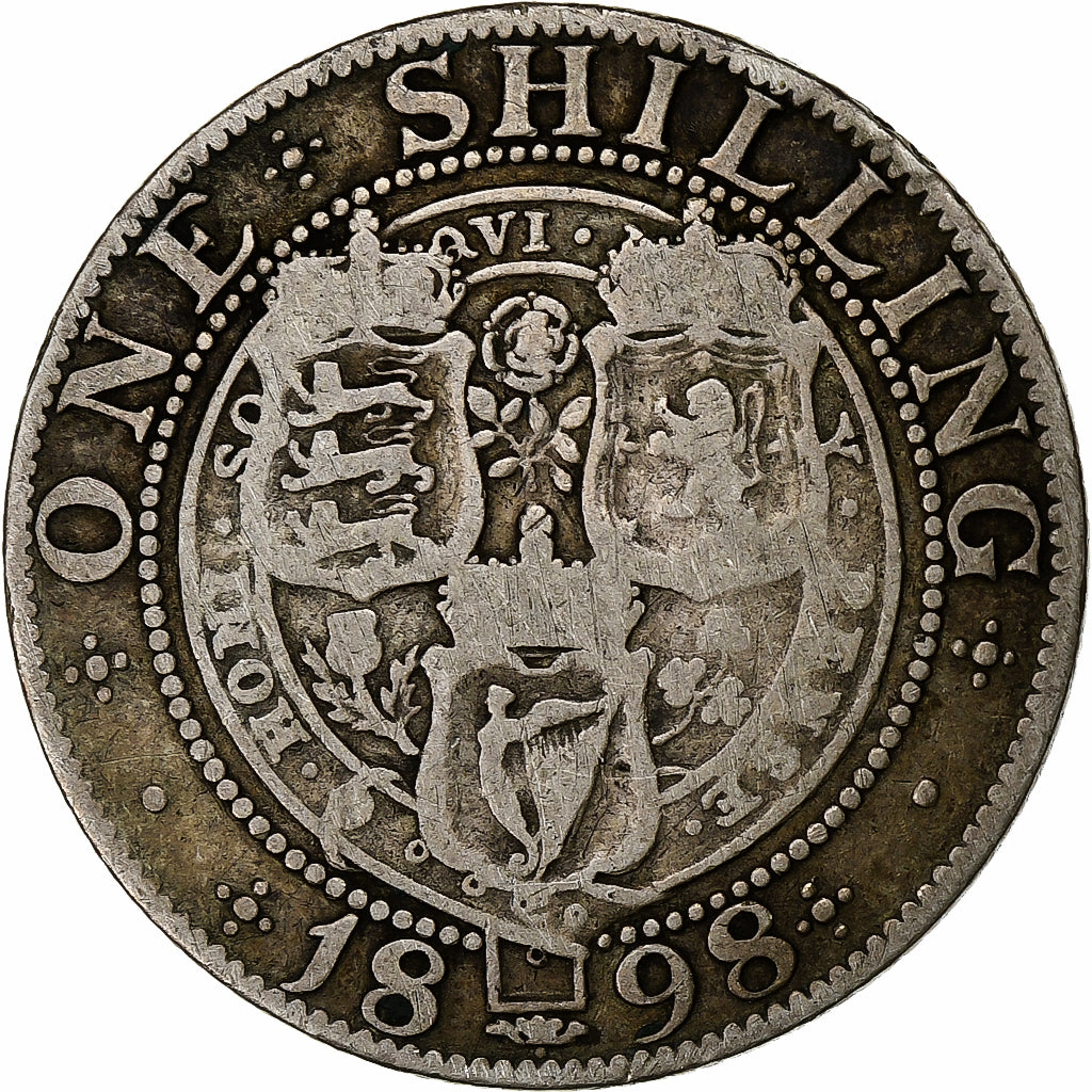Great Britain, Victoria, Shilling, 1898, Silver, VF(20-25), KM:780