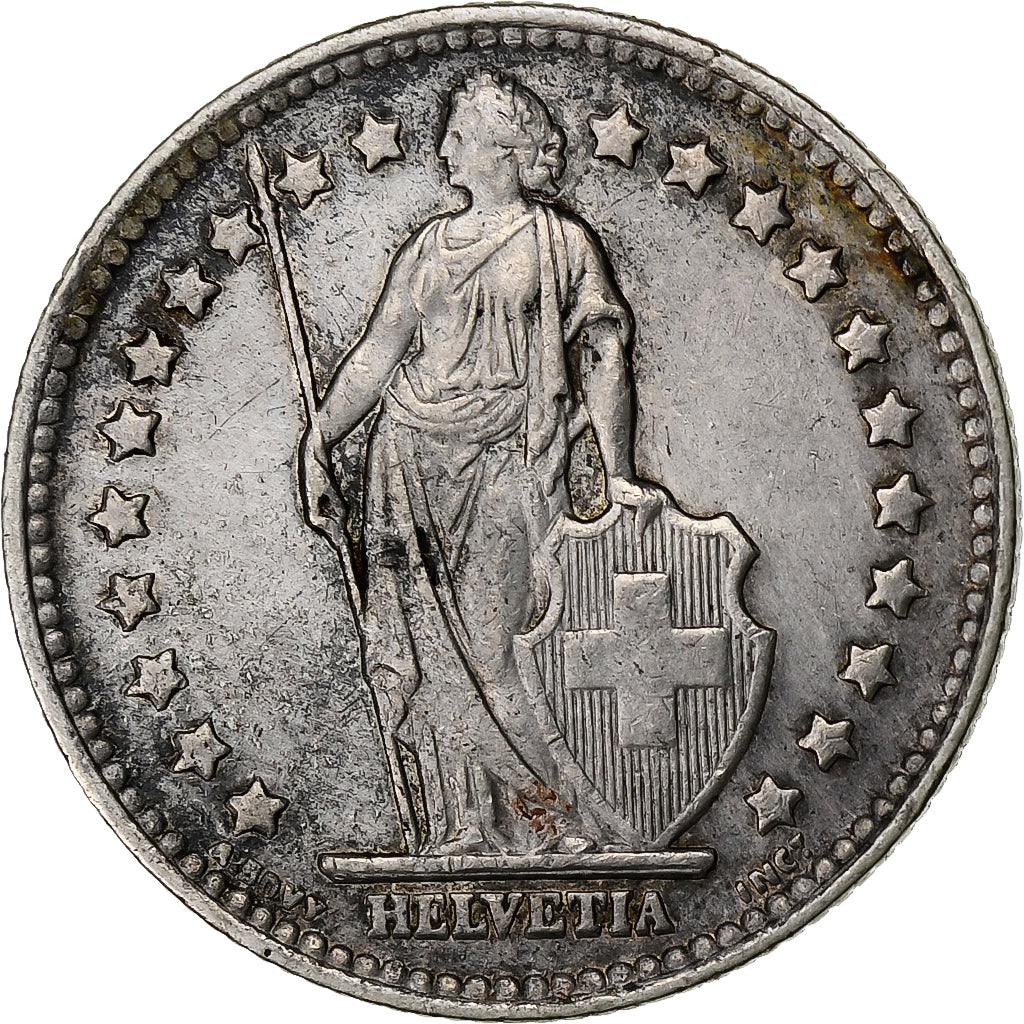 Münze, Schweiz, Franc, 1952, SS, Silber, KM:24