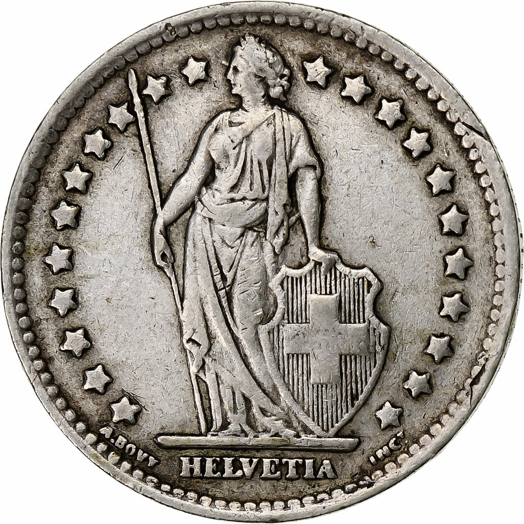 Münze, Schweiz, Franc, 1944, SS, Silber, KM:24