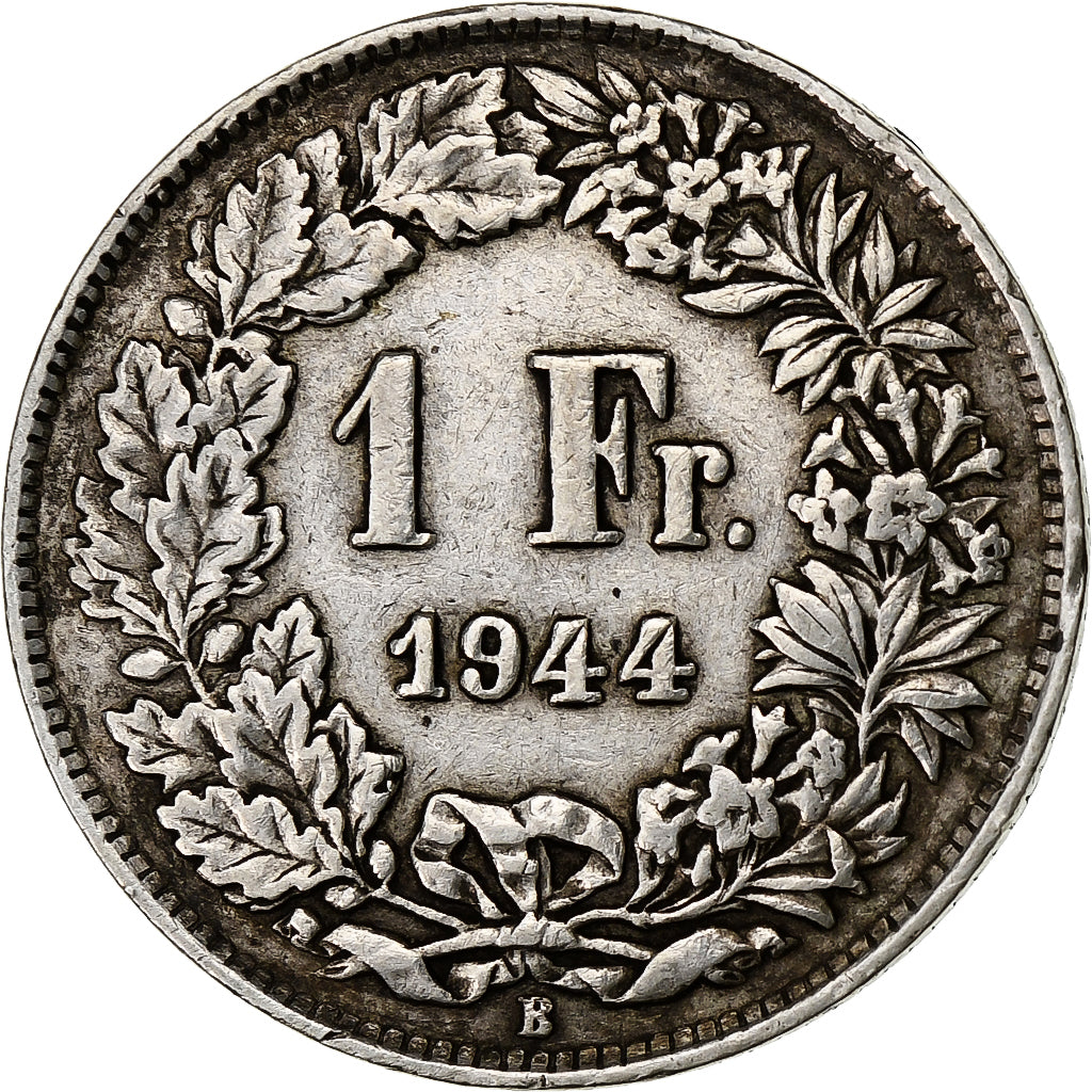 Münze, Schweiz, Franc, 1944, SS, Silber, KM:24