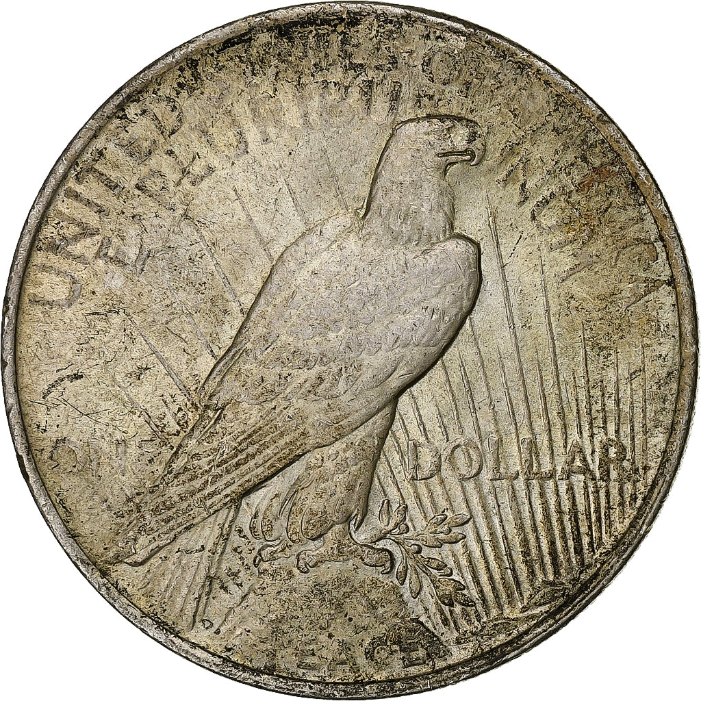 États-Unis, Dollar, Peace Dollar, 1923, U.S. Mint, Argent, TB+, KM:150