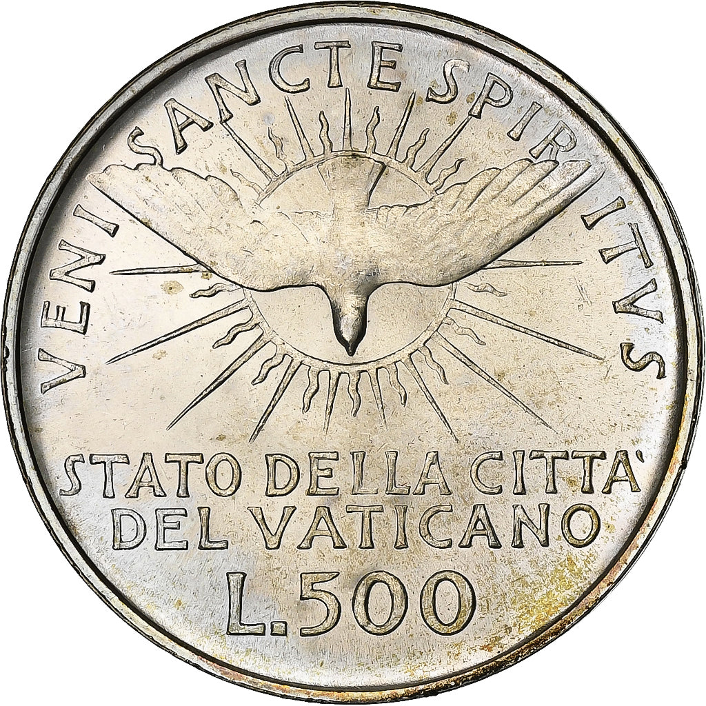 Vatican, Sede Vacante, 500 Lire, 1963, Rome, SPL, Argent, KM:75