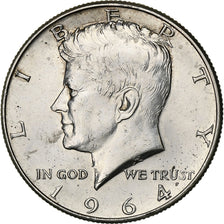 Stati Uniti, Half Dollar, Kennedy Half Dollar, 1964, U.S. Mint, Argento, SPL-
