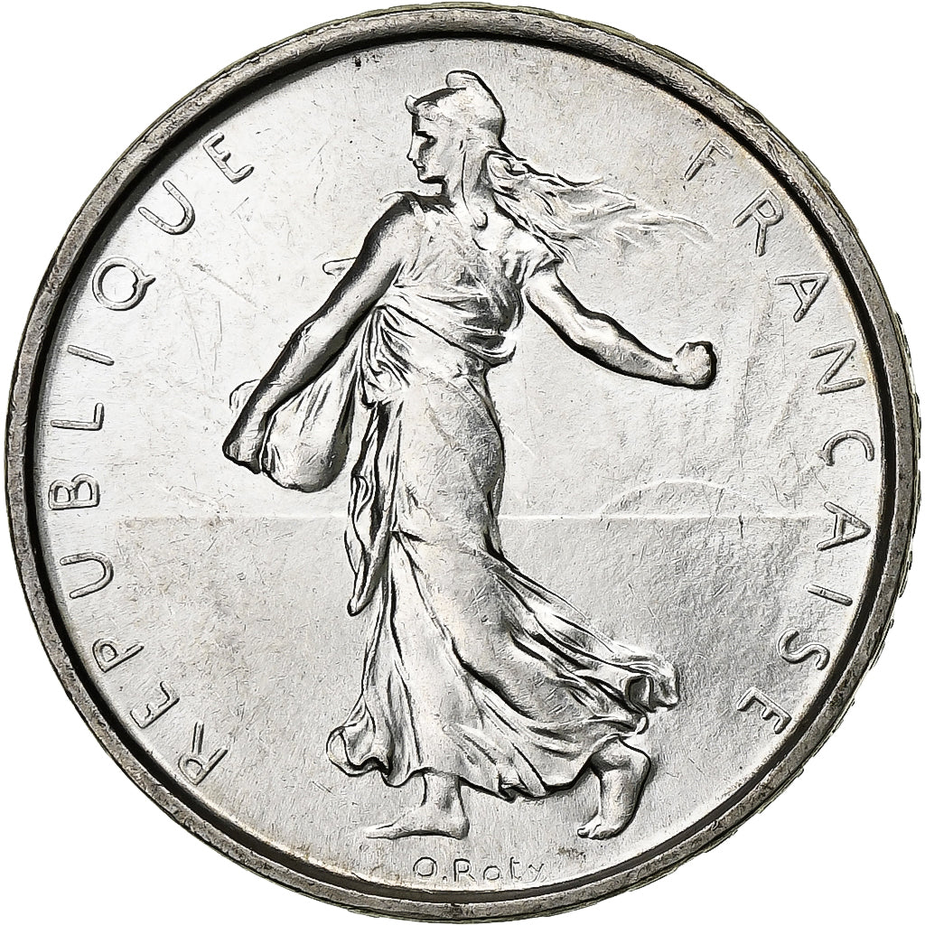 France, Semeuse, 5 Francs, 1964, MS(63), Silver, KM:926, Gadoury:770