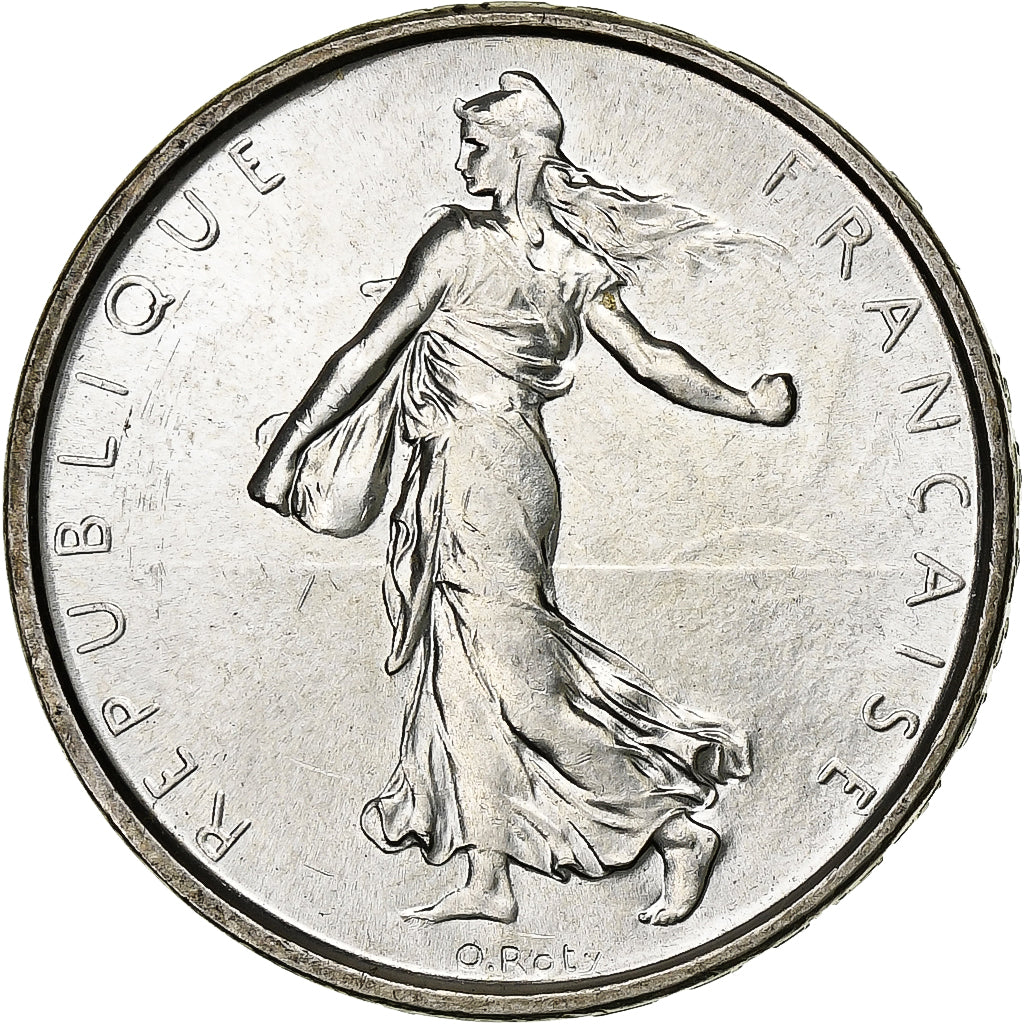 Moneta, Francia, Semeuse, 5 Francs, 1963, Paris, SPL, Argento, KM:926