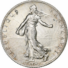 France, Semeuse, 2 Francs, 1914, Paris, AU(55-58), Silver, KM:845.1, Gadoury:532