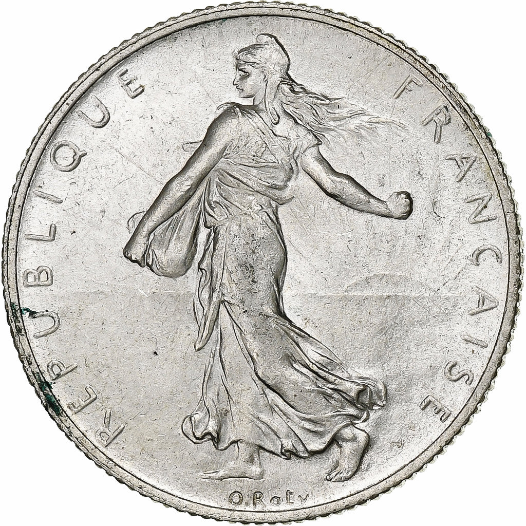 Frankreich, Semeuse, 2 Francs, 1915, Paris, VZ, Silber, KM:845.1, Gadoury:532
