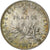 Francia, Semeuse, 2 Francs, 1917, Paris, SPL-, Argento, KM:845.1, Gadoury:532