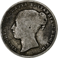Coin, Great Britain, Victoria, Shilling, 1867, VF(20-25), Silver, KM:734.3
