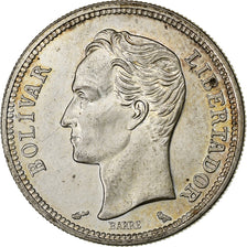 Venezuela, Bolivar, 1960, MS(60-62), Silver, KM:37a