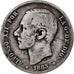 Espagne, Alfonso XII, Peseta, 1885, Madrid, Argent, TB, KM:686