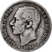 Spagna, Alfonso XII, Peseta, 1885, Madrid, Argento, MB, KM:686