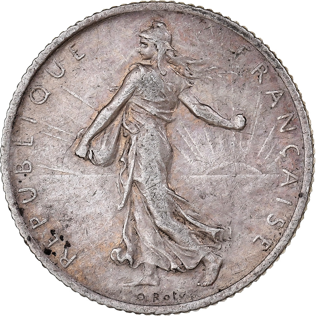 Moneta, Francia, Semeuse, Franc, 1913, Paris, BB, Argento, KM:844.1