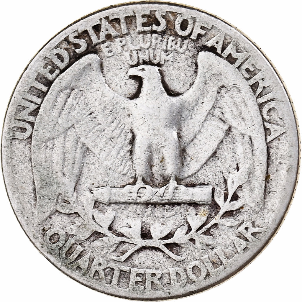United States, Washington Quarter, 1942, Philadelphia, KM:164, TB