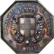 France, Médaille, ASSURANCES LE MIDI, après 1880, Argent, SUP