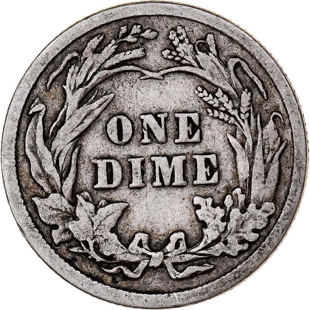 Stati Uniti, Barber Dime, Dime, 1911, U.S. Mint, Philadelphia, MB+, Argento,...