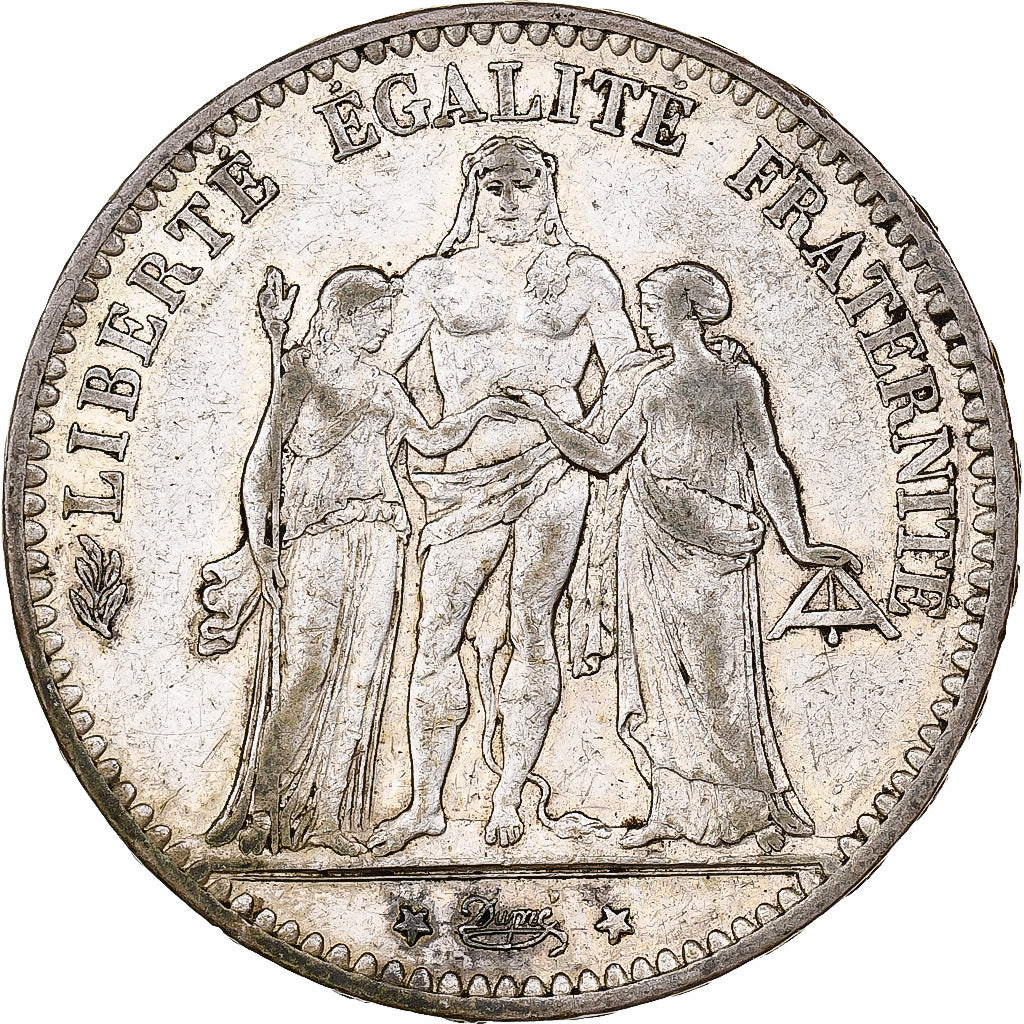 France, Hercule, 5 Francs, 1875, Paris, AU(50-53), Silver, KM:820.1