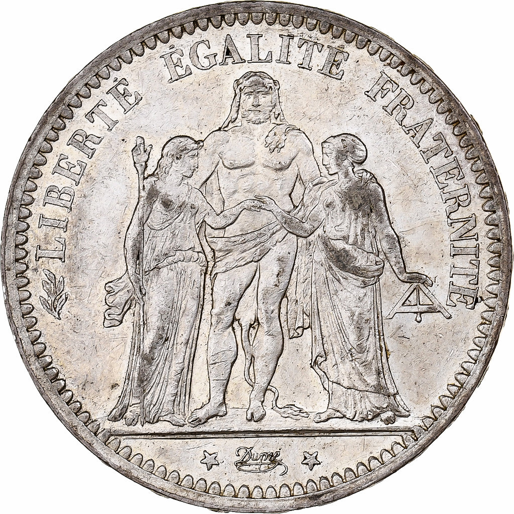 France, Hercule, 5 Francs, 1873, Paris, AU(50-53), Silver, KM:820.1